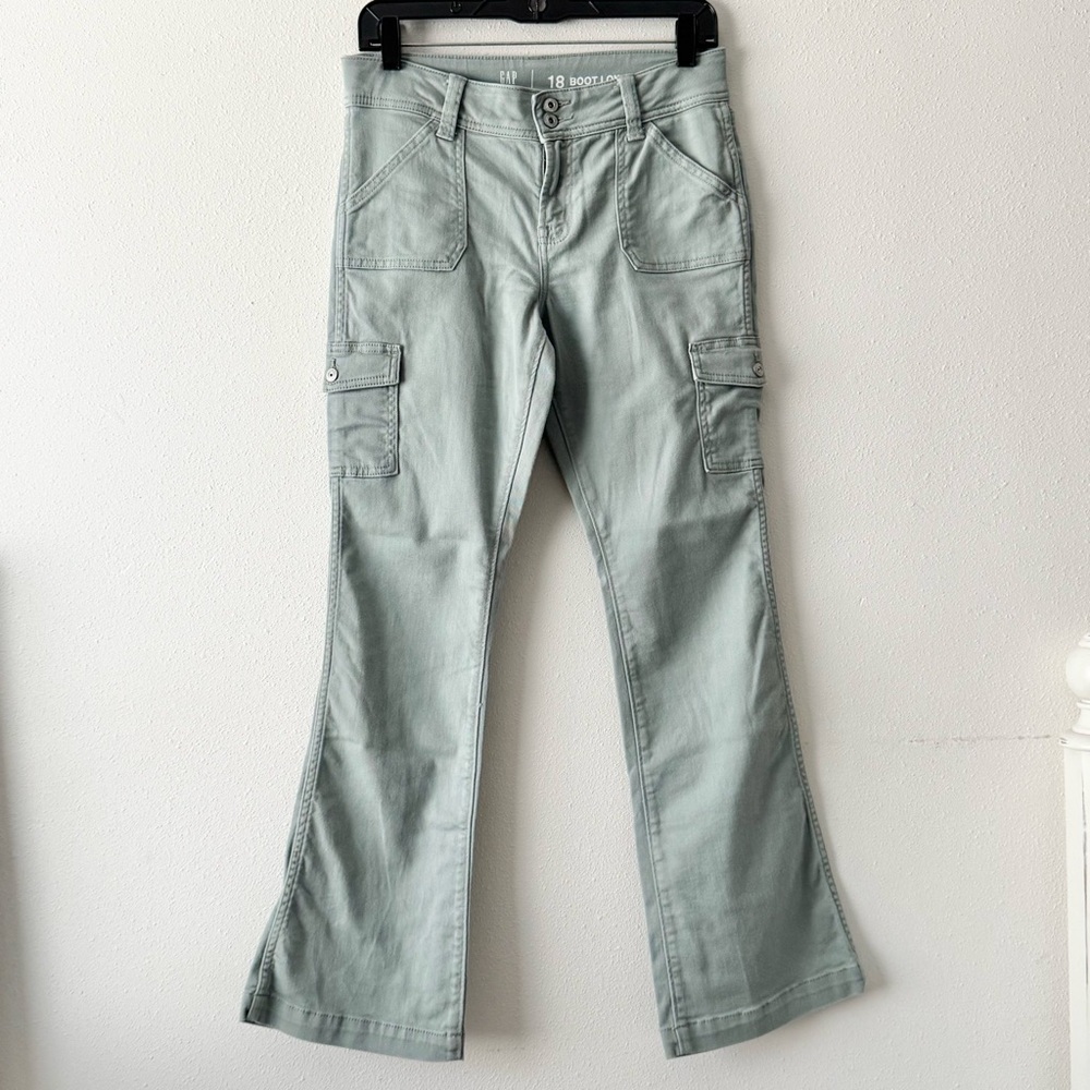 Gap Girls Cargo Boot cut low rise Jeans